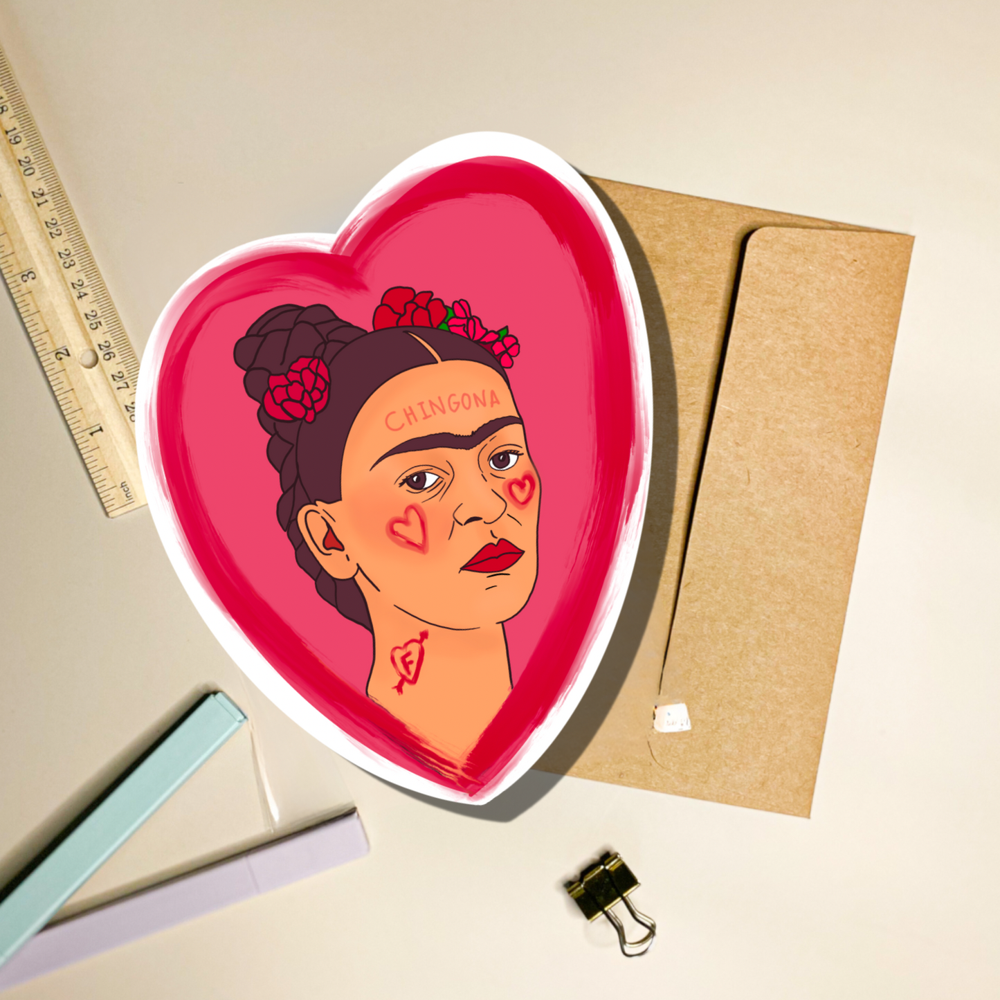 Chingona Frida Pop Culture Card