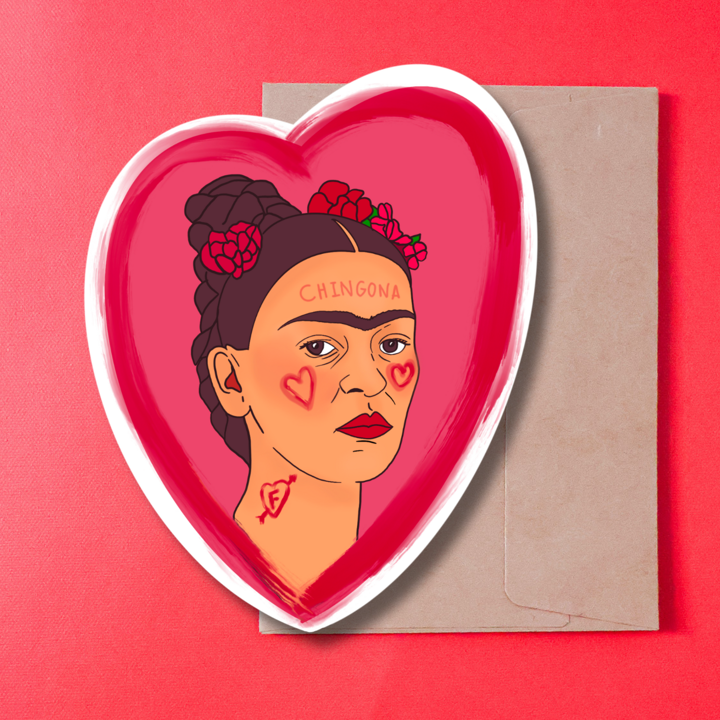 Chingona Frida Pop Culture Card