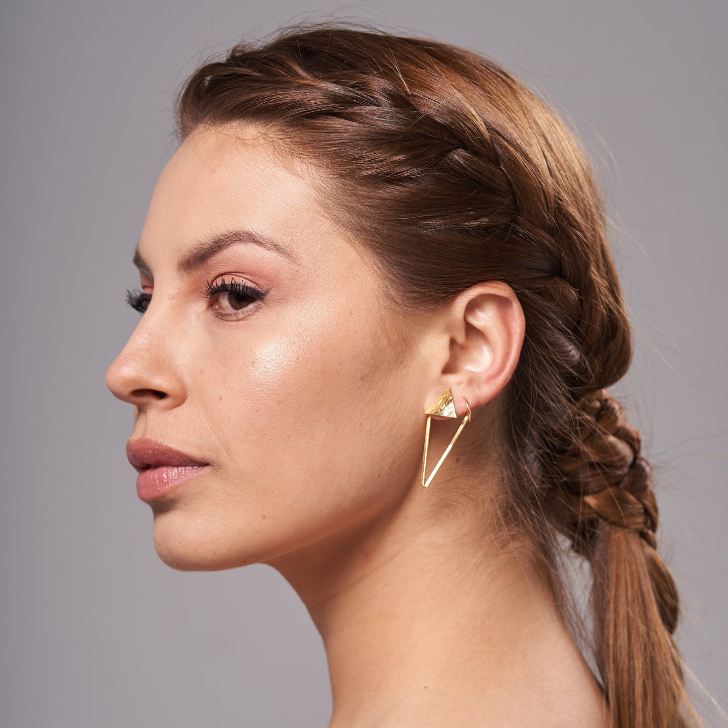Pyramid Grace Duo Studs