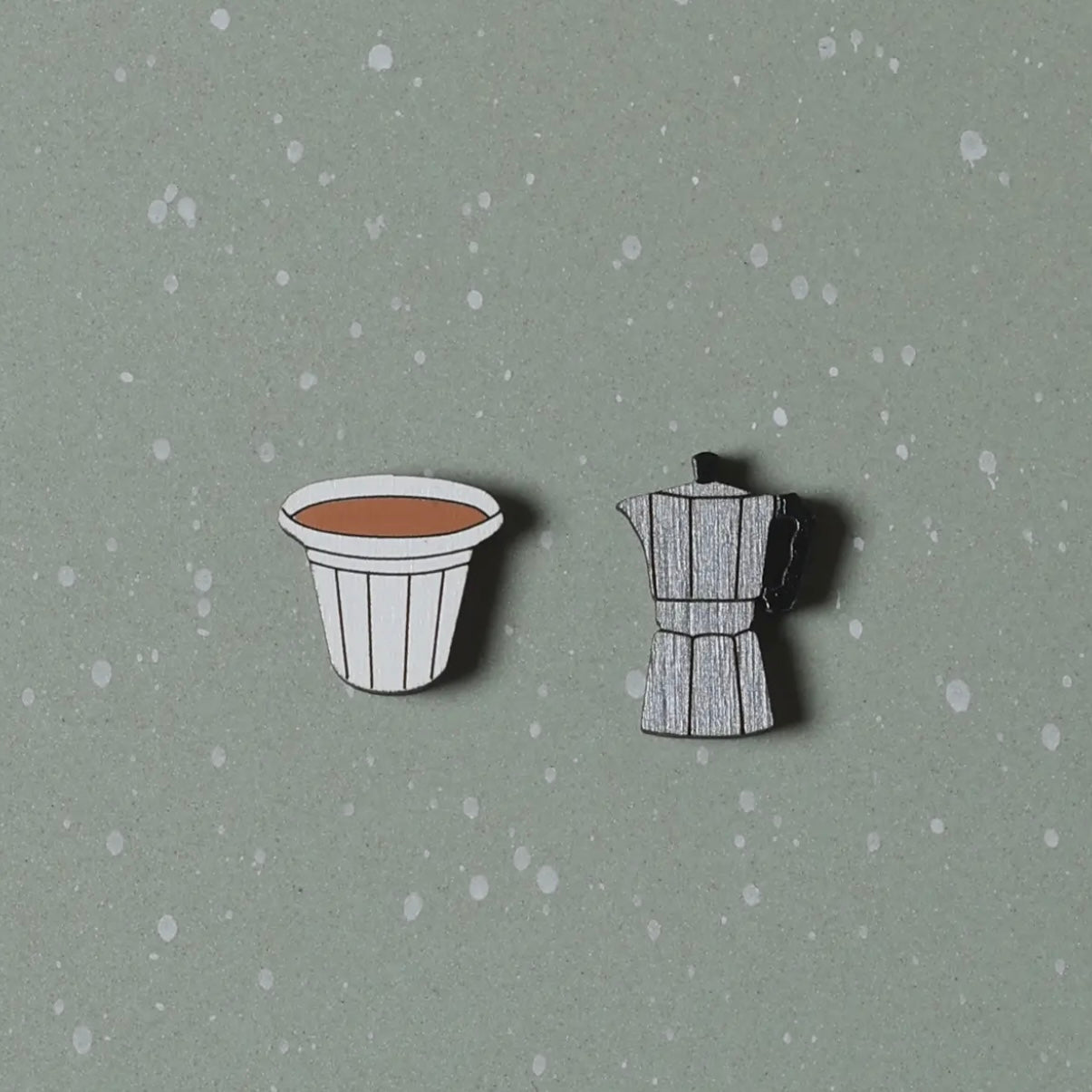 Cafecito Stud Earrings