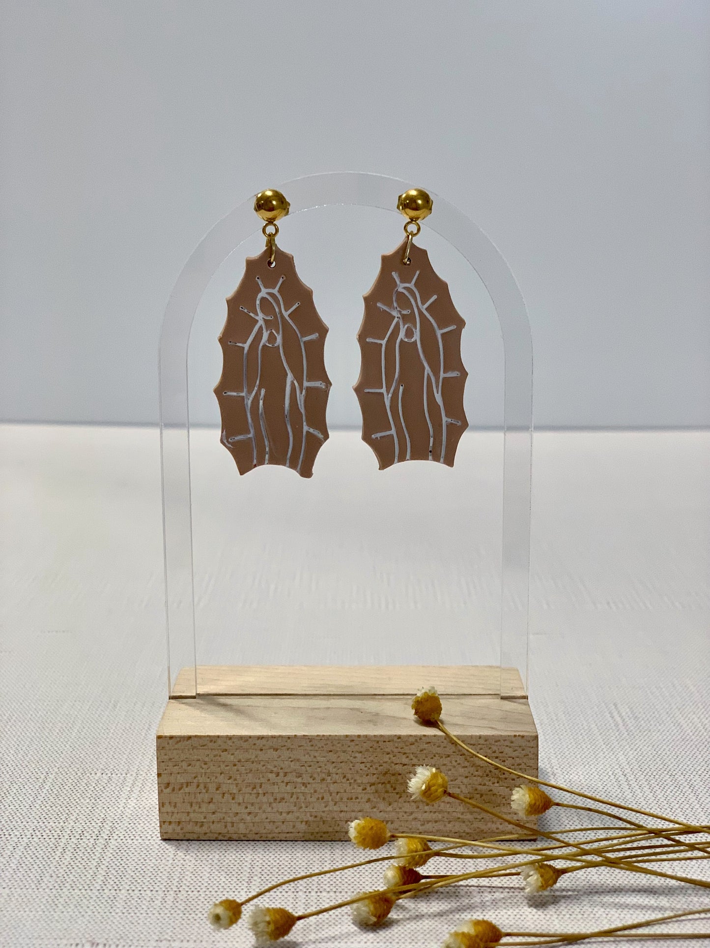 Las Morenitas Neutral Earrings