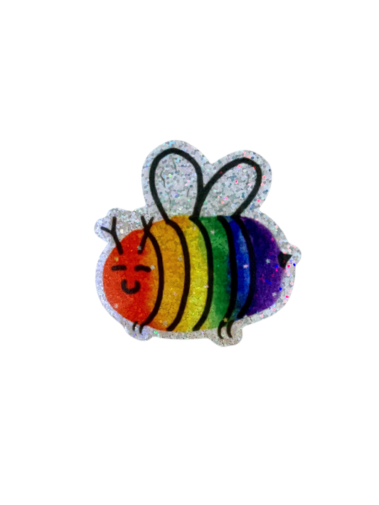 Rainbow Bee Sticker