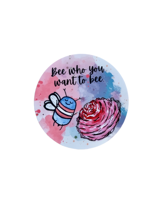Bee You Trans Sticker