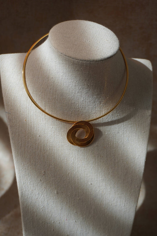 Golden Orbit Necklace