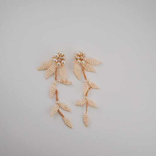 Ever After Petals & Pearls dangle earrings