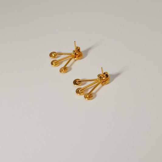 Triple Pearl Duo Studs