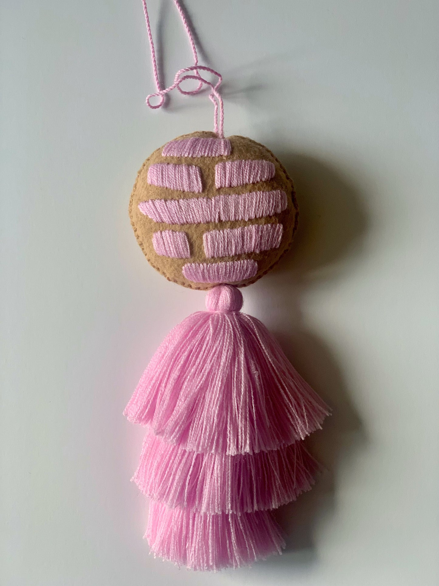 Pink Pan Dulce Tassel