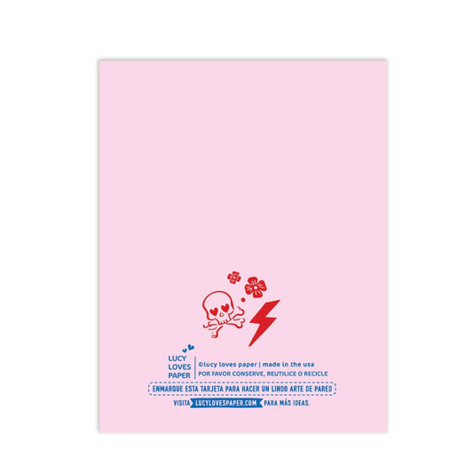 Hola Chingona - Lucha Libre Feminist Card In Spanish (A2)