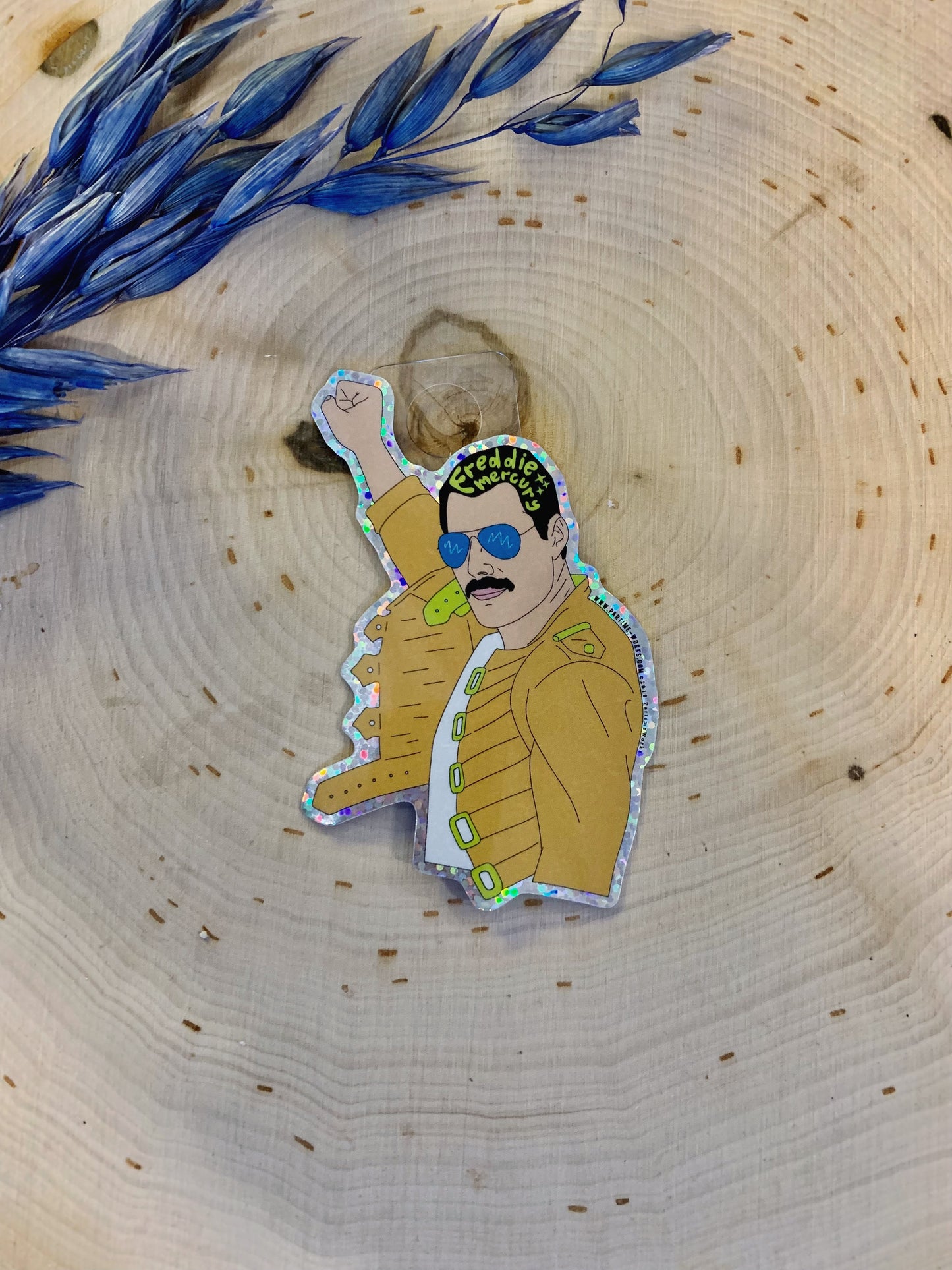 Freddie Mercury 3" Sticker
