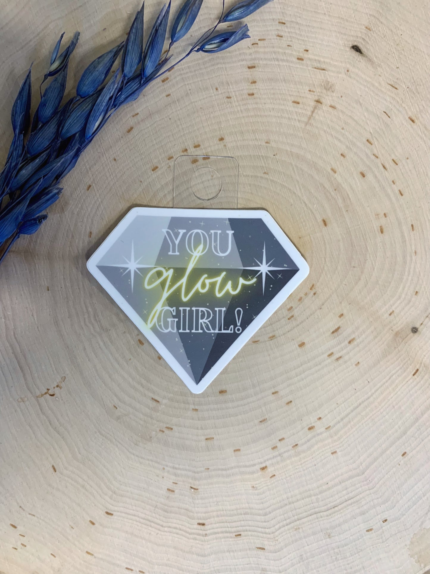 You Glow Girl-Gray Sticker